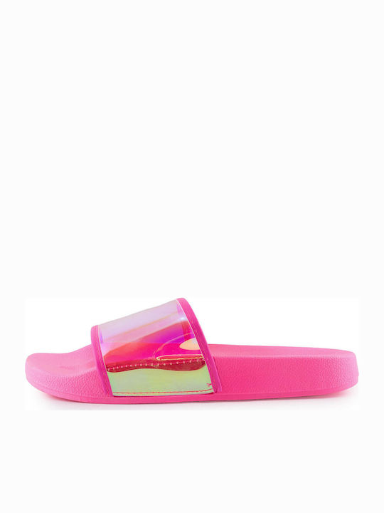 1288-0123 Women's Slides Fuchsia