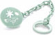 Jane Pacifier Clip Plastic Green