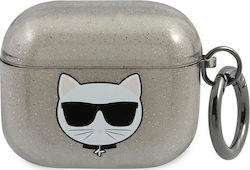 Karl Lagerfeld Choupette Glitter Калъф с кука в...