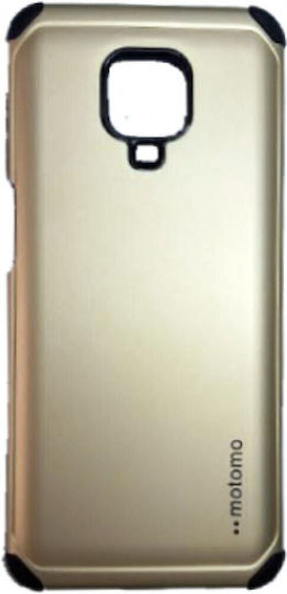 Motomo Tough Armor Back Cover Πλαστικό / Σιλικόνης Χρυσό (Redmi Note 9)