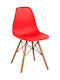Kitchen Polypropylene Chair Red 46x50x82cm