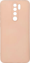 Sonique Umschlag Rückseite Silikon Rosa (Redmi 9)