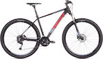 Ideal Prorider 29" 2022 Μαύρο Mountain Bike με 16 Ταχύτητες και Υδραυλικά Δισκόφρενα