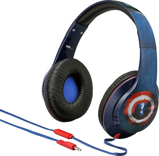 eKids Captain America Kabelgebunden Kinder Über Ohr Kopfhörer Red / Blue