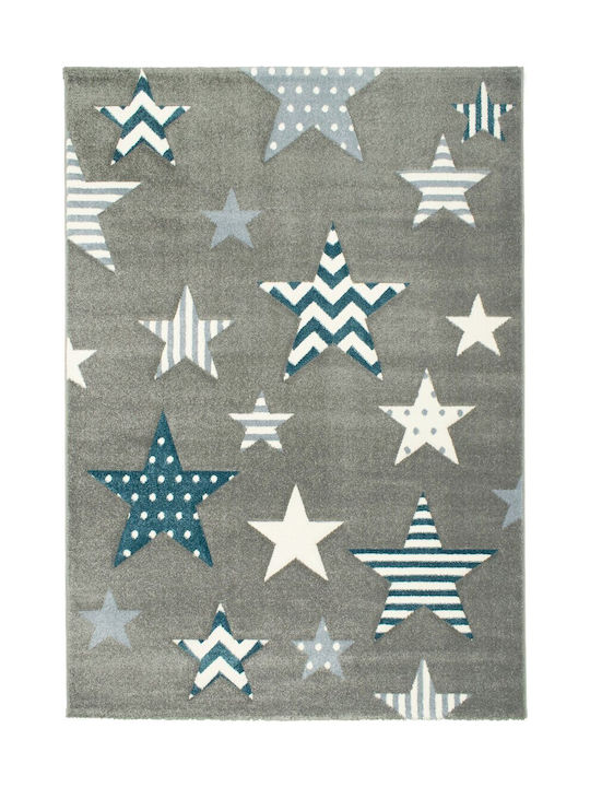 Koulis Carpets 1360A Παιδικό Χαλί Αστέρια Grey-...