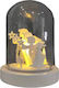 Christmas Illuminated Decorative Jar with Angel 5x7cm