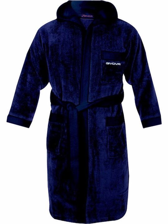 Givova ACC13BIS-0004 Kids Swimming Bathrobe Blue