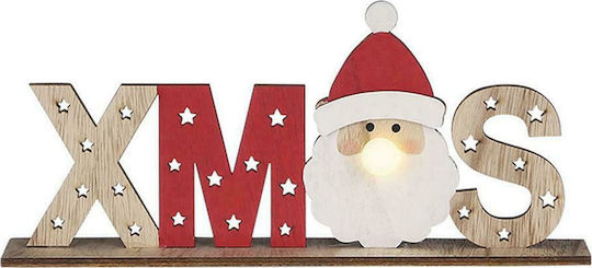 Atmosphera Illuminated Christmas Figure Sign 28x28x11cm with Music Xmas