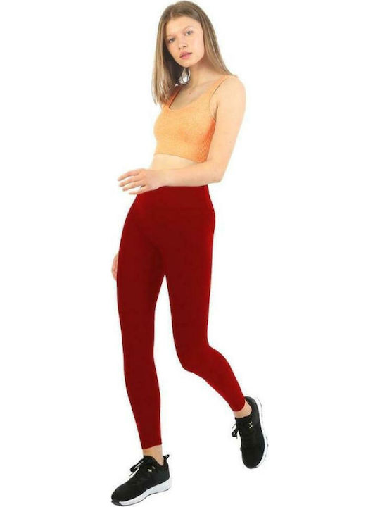 Dri-Fit WJFLEG01 Leggings Pentru Instruire Colanți Lungi Talie Înaltă Burgundia