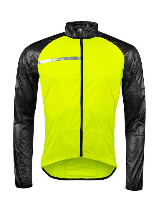 Force Windpro Fluo Herren Fahrrad-Windbreaker-Jacke