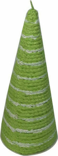 JK Home Decoration Crăciun Lumânare Verde 3buc