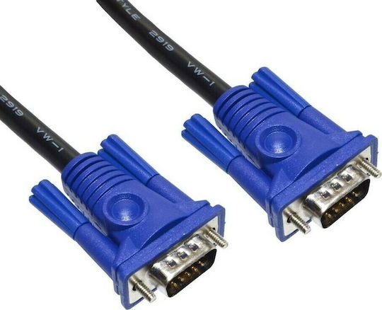FT Electronics Kabel VGA-Stecker - VGA-Stecker Schwarz 5m (FTT16-628)