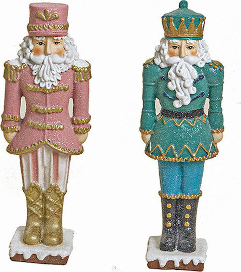 Zaros Plastic Christmas Nutcracker 18cm (Various Colors)