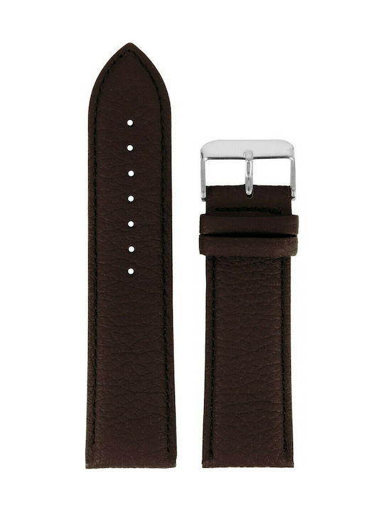 Tzevelion Leather Strap Brown 28mm