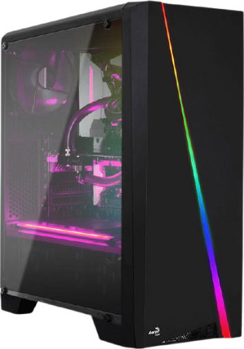 Vengeance Aerocool Cylon Desktop PC i5-10400 8GB DDR4 240GB SSD GeForce GTX 1050 Ti Kein Betriebssystem