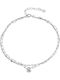 Oxzen Fußarmband aus Silber