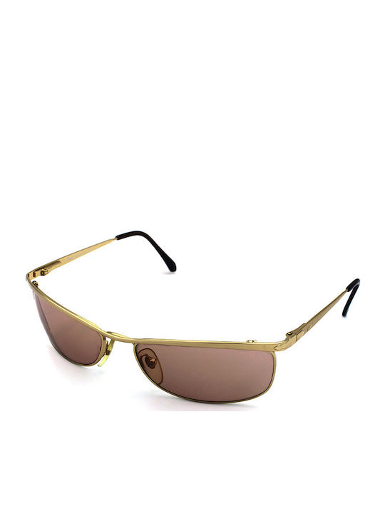 Persol Unisex Γυαλιά Ηλίου με Χρυσό Μεταλλικό Σκελετό και Καφέ Φακό PO2099S 515/50