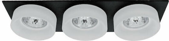 Elmark Sa-045/3 Τριπλό Σποτ με Ντουί GU5.3 Elmark Sa-045/3 Τριπλό Σποτ με Ντουί GU5.3
