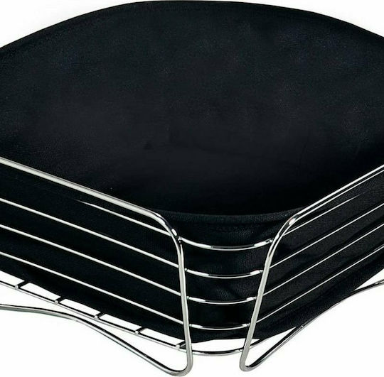 Kesper Coș de pâine Metalic Negru 26x26x11cm