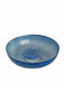 JK Home Decoration Dekorative Schüssel Glas Blue 20x20cm 1Stück