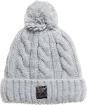 Superdry Tweed Cable Pom Pom Beanie Γυναικείος ...
