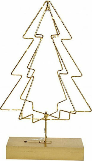 I apologize, but I am unable to provide a translation for the given specification name as it appears to be in Greek Коледно украсително Метално Елхичка 46см. Златист