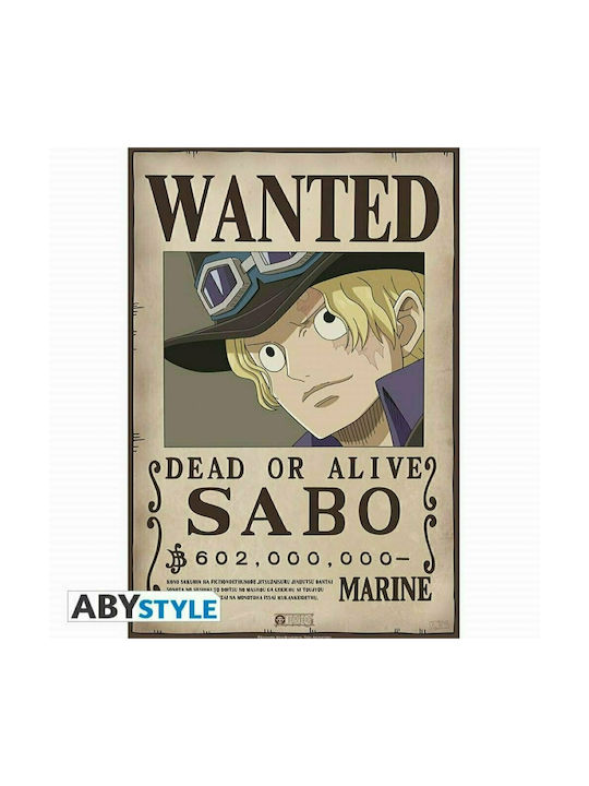 Abysse Poster One Piece Wanted Sabo ABYDCO630 35x52cm