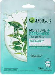 Garnier Moisture + Freshness Super Hydrating & Purifying Tissue Mask Normal & Combination Skin Sheet Mask 32gr