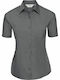 Russell Europe R-935F-0 Women's Monochrome Short Sleeve Shirt Convoy Grey