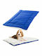 Kopfkissen für Hunde Rechteck Blau 54x44cm.