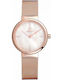 Obaku Women's Watch with Pink Gold Metal Bracelet