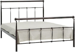 Pilos Κρεβάτι Διπλό Μεταλλικό για Στρώμα 140x190cm