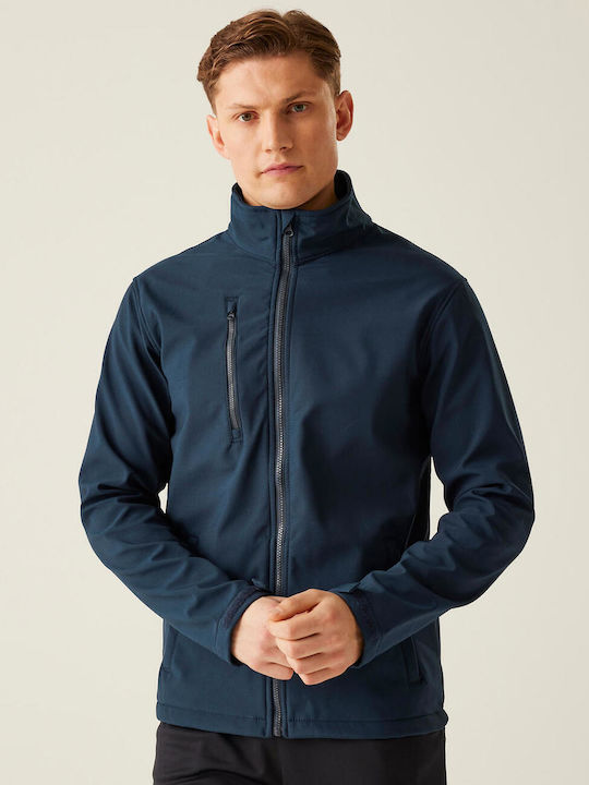 TRA610 Geacă Softshell Iarnă Waterproof Albastru Marin