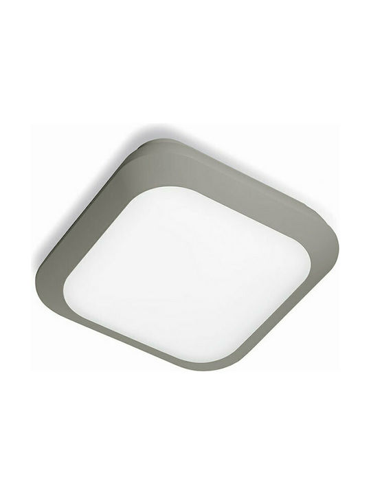 Gea Luce Sidhe Deckenleuchte für den Außenbereich mit integriertem LED in Gray Farbe GES921