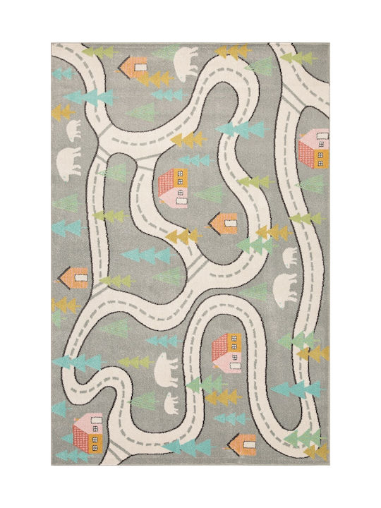 Klonaras 2709 Kids Rug Grey 160x230cm Thickness 10mm