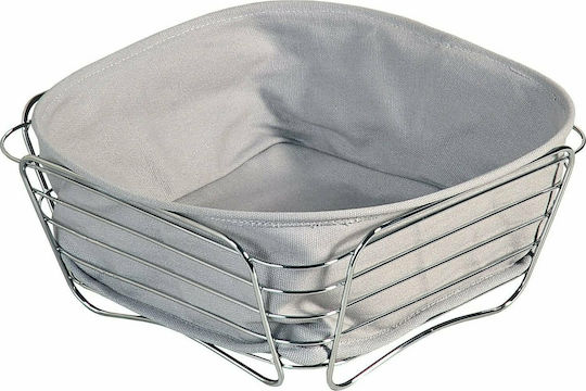 Kesper Bread Basket Metallic Gray 26x26x11cm Kesper Bread Basket Metallic Gray 26x26x11cm