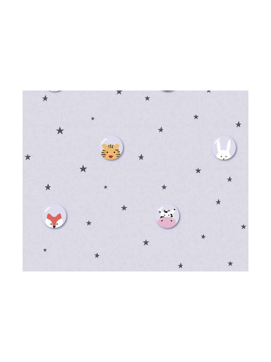 AS Creation Kinder Tapete Stoff Animals on Stars B53xH1000cm