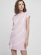 Καλοκαιρινό Mini T-shirt Φόρεμα Girly Pink