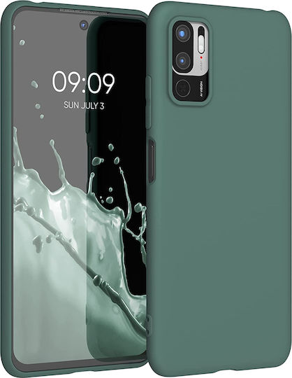 KWmobile Back Cover Silicone 1.3mm Blue Green (Redmi Note 10 5G / Poco M3 Pro)