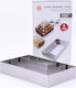 Inox Rectangular-Shaped Cake Ring 3pcs E-1074