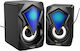 Hoco DS30 2.0 Speakers with RGB 3W Black