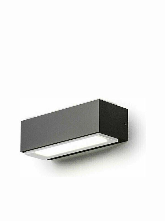 La Mia Luce Nox Επιτοίχια Εξωτερική Πλαφονιέρα LED IP65 με Φυσικό Λευκό Φως