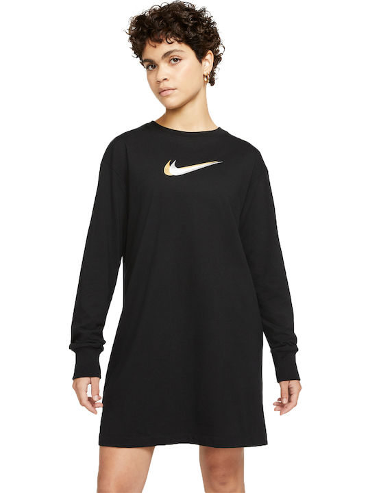 Nike Mini Αθλητικό Φόρεμα T-shirt Μακρυμάνικο Μ...