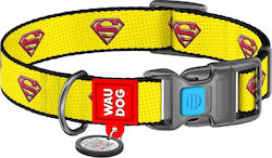 WauDog Superman 2 Dog Collar In Yellow Color