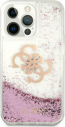 Guess Back Cover Silicone Transparent / Pink (i...