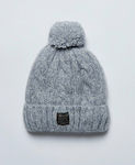 Superdry Tweed Cable Pom Pom Beanie Γυναικείος ...