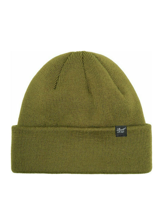 Reell Kinda Knitted Beanie Cap Golden Moss