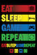 Pyramid International Kids Poster Eat Sleep Game Repeat 91.5x61cm