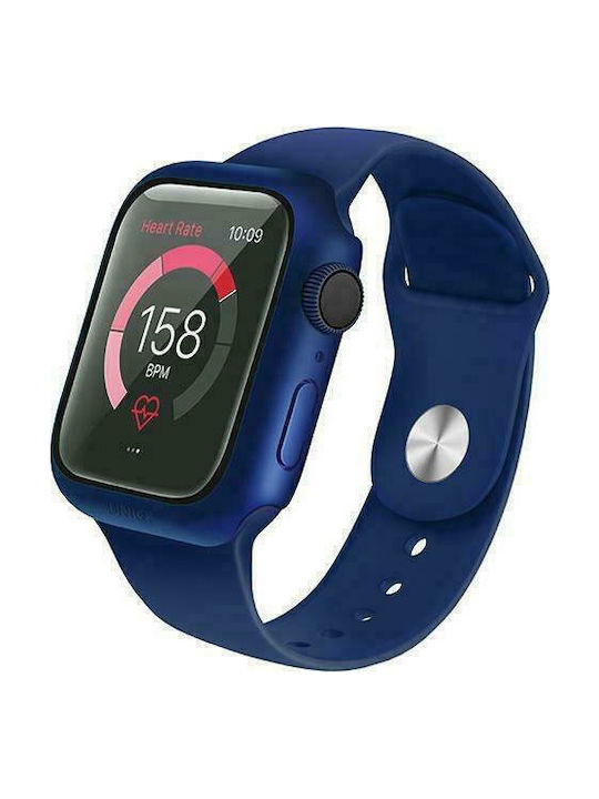 Uniq Nautic Plastic Case with Glass Indigo/Blue for Apple Watch 40mm