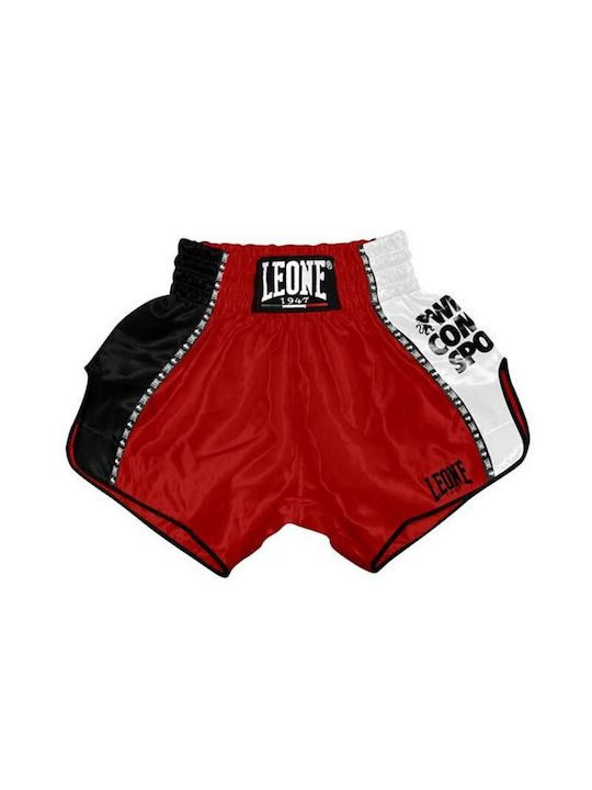 Leone AB760 Ανδρικό Σορτσάκι Kick/Thai Boxing Κόκκινο